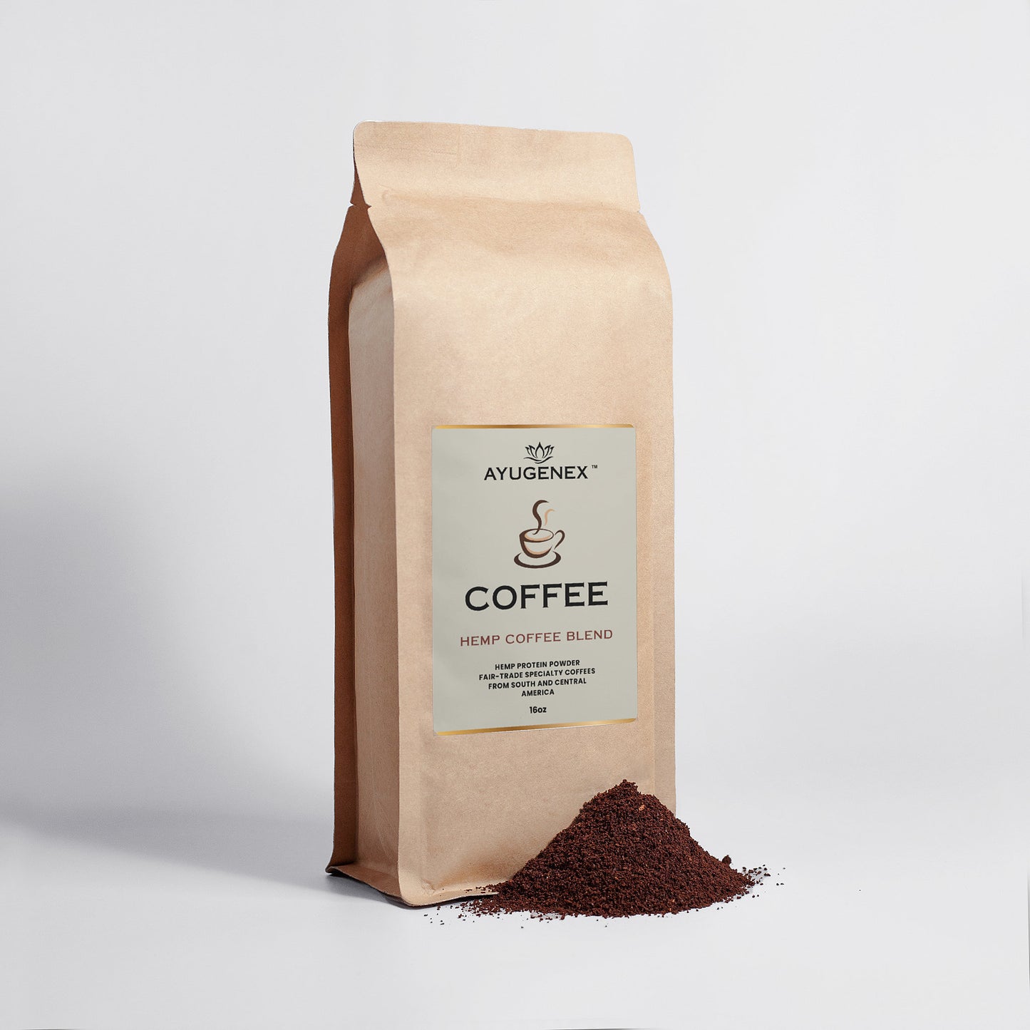 Hemp Coffee Blend - Medium Roast 16oz