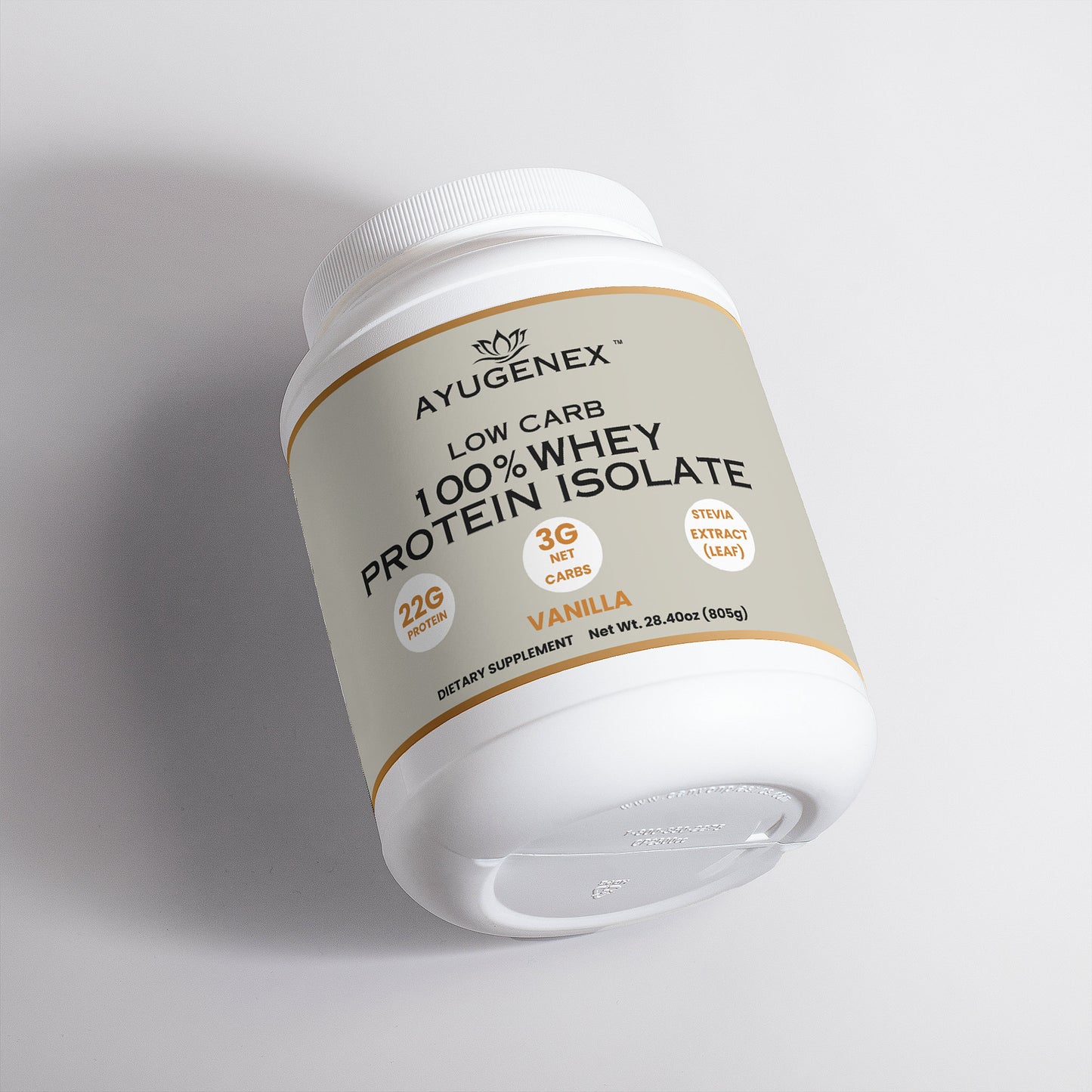 Low Carb 100% Whey Protein Isolate (Vanilla)