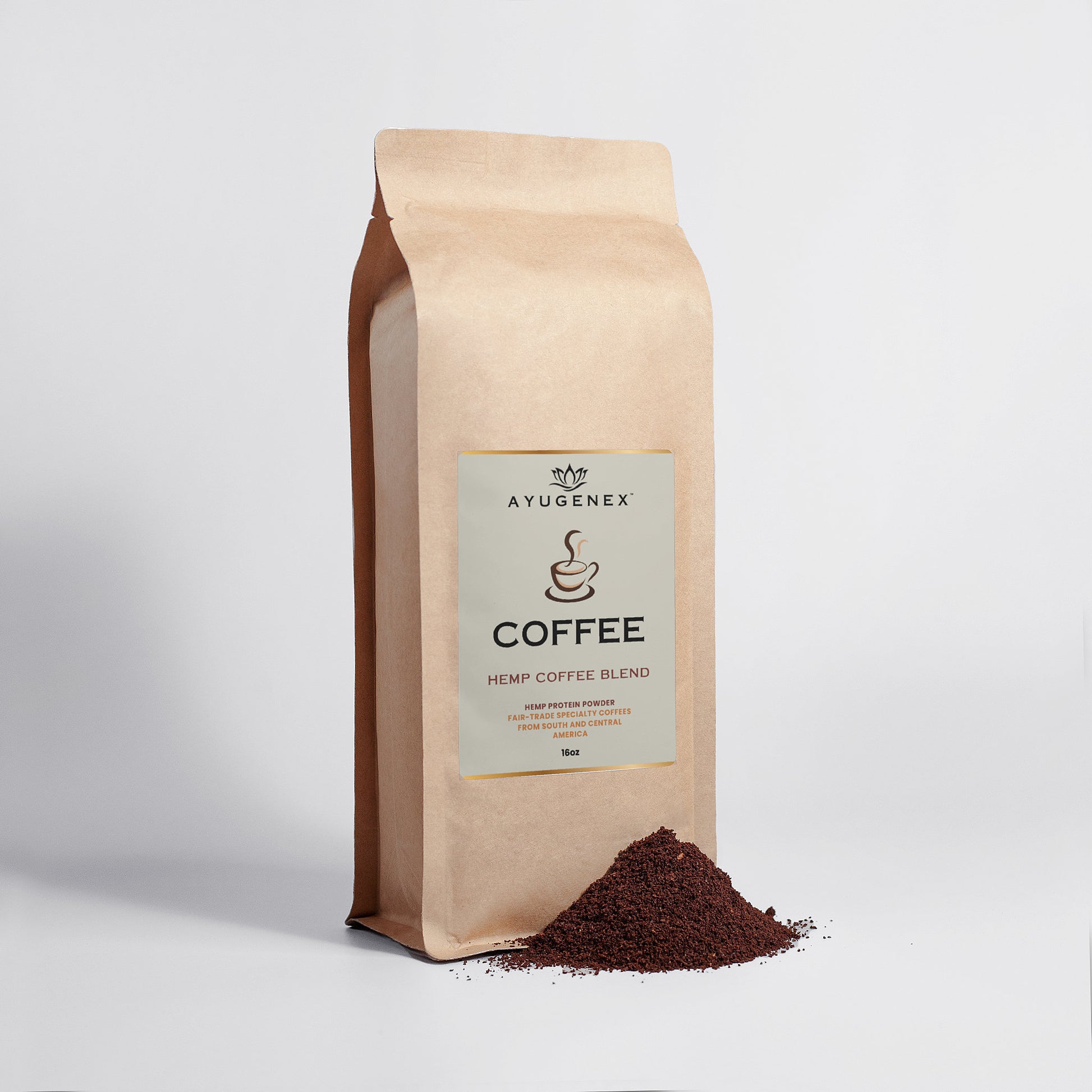 Hemp Coffee Blend - Medium Roast 16oz