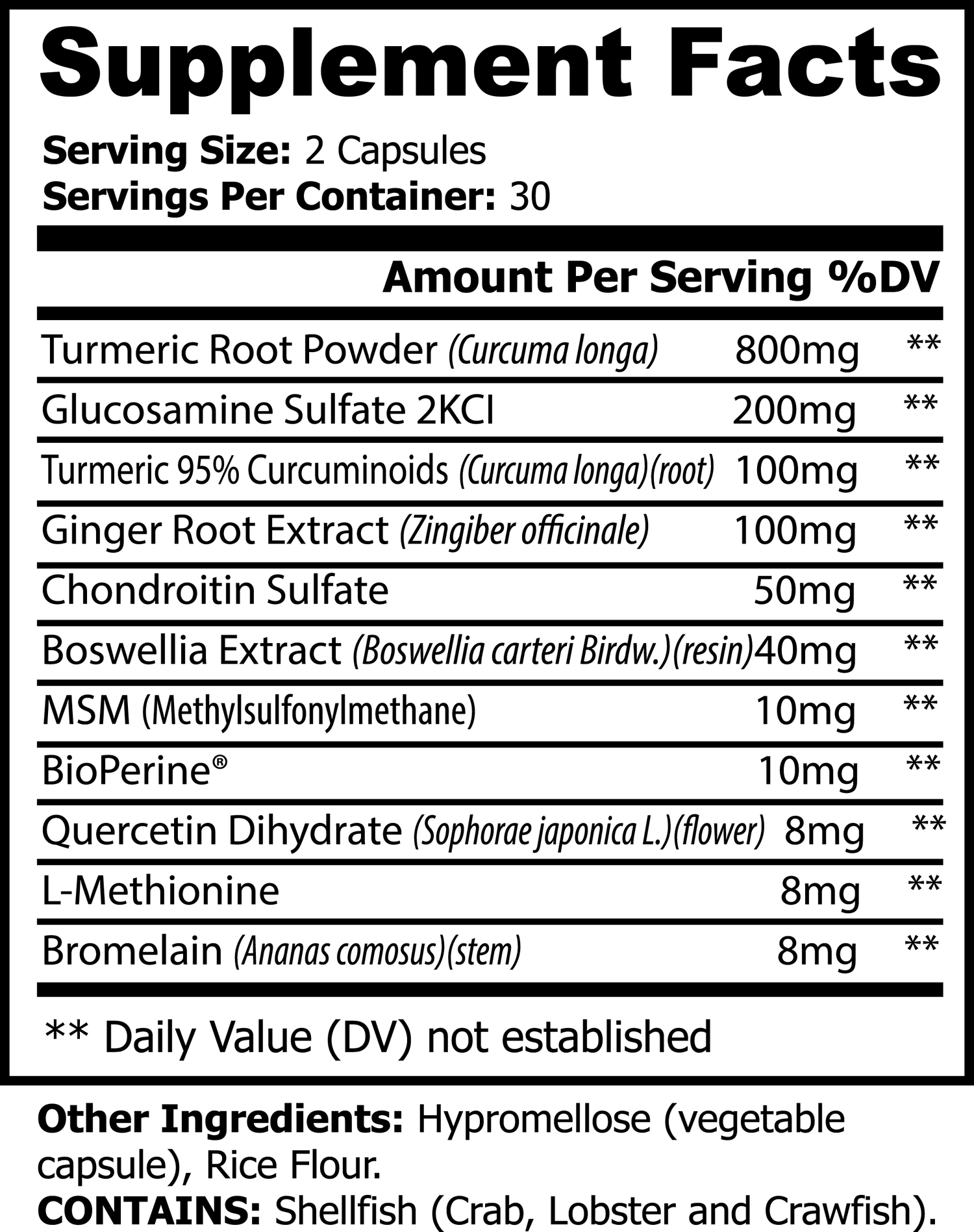 Turmeric Curcumin