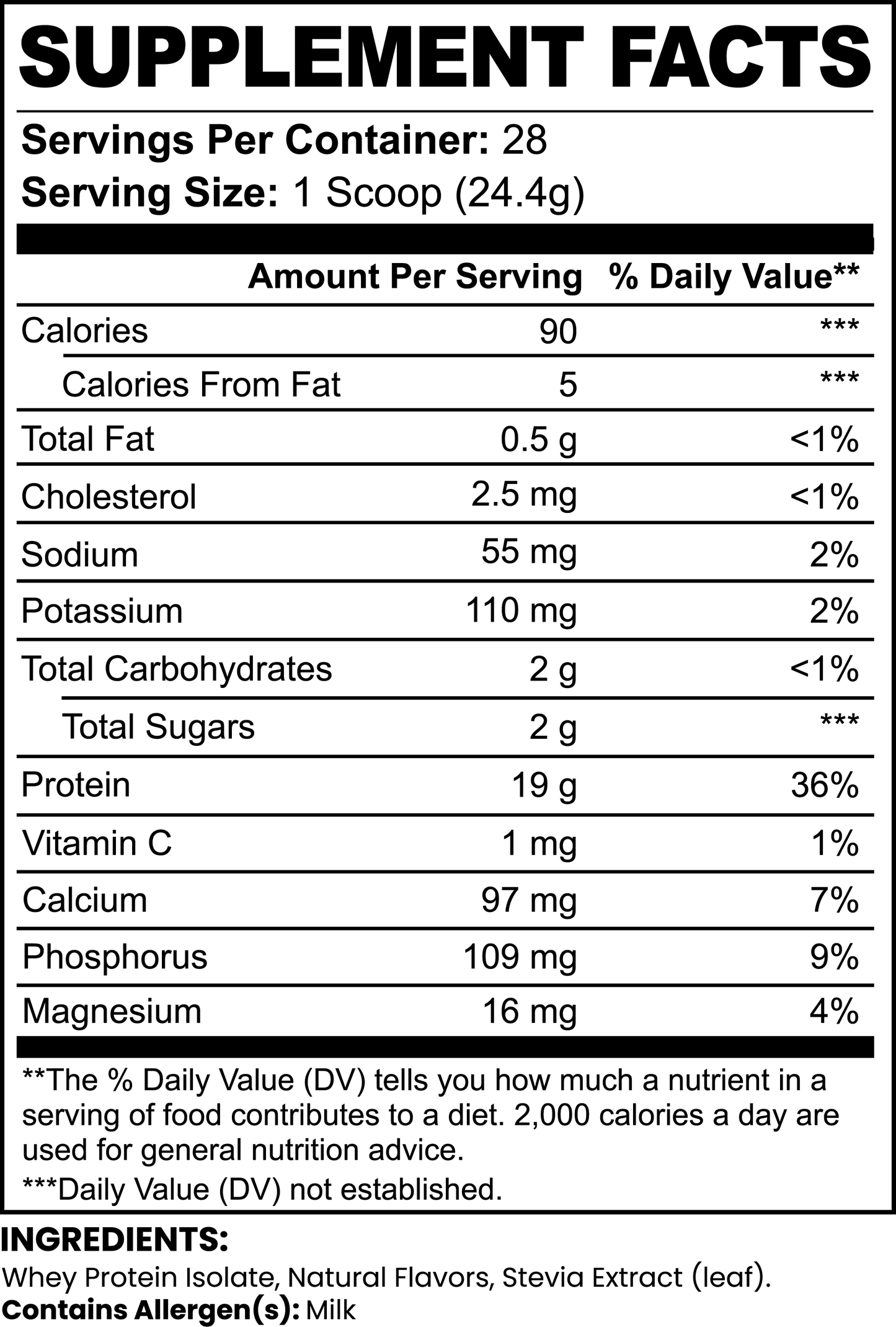 Pure Pro Whey Protein (Vanilla)